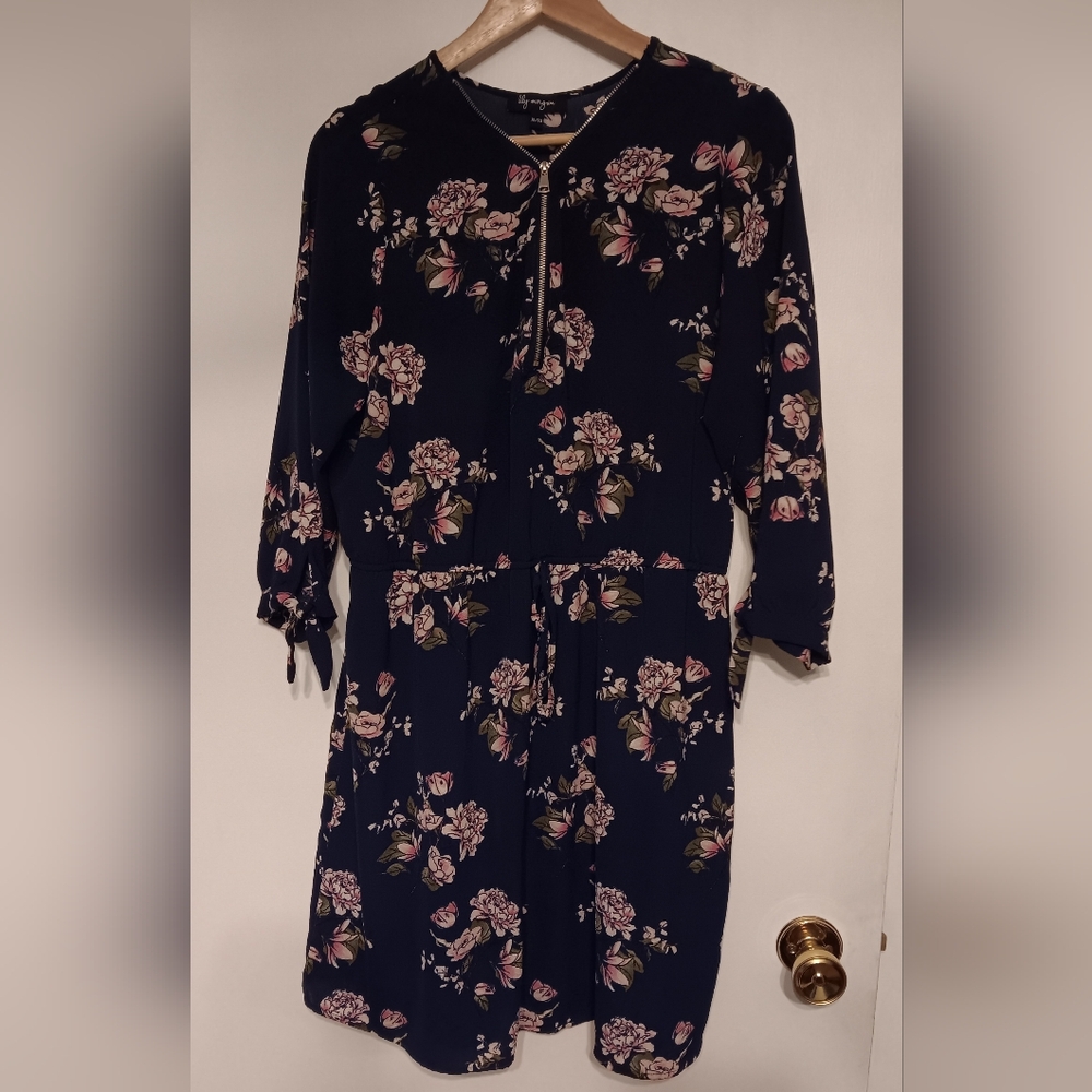 Floral Navy Dress